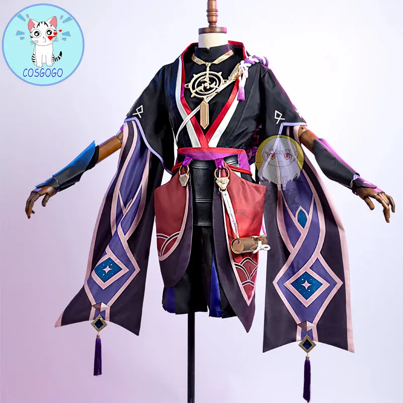 

COSGOGO Anime Genshin Impact Scaramouche Game Suit Gorgeous Uniform Cosplay Costume Halloween Carnival Party For Men Kunikuzushi