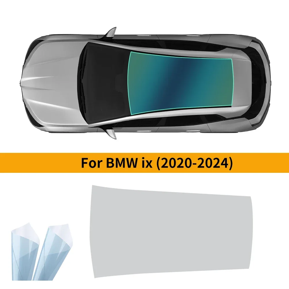 

For BMW IX 50 IX40 M60 Xdrive i20 Sunroof TPU Protective Film Awning Supplies 2020-2024 Heat Insulation UV Protection Wrapping