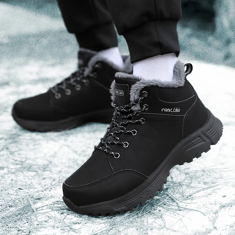 

Men Sneakers Man Hiking Shoes Outdoor Mountain Boots Climbing Shoes Zapatos De Hombre Winter Boots Tennis Black Sneakes
