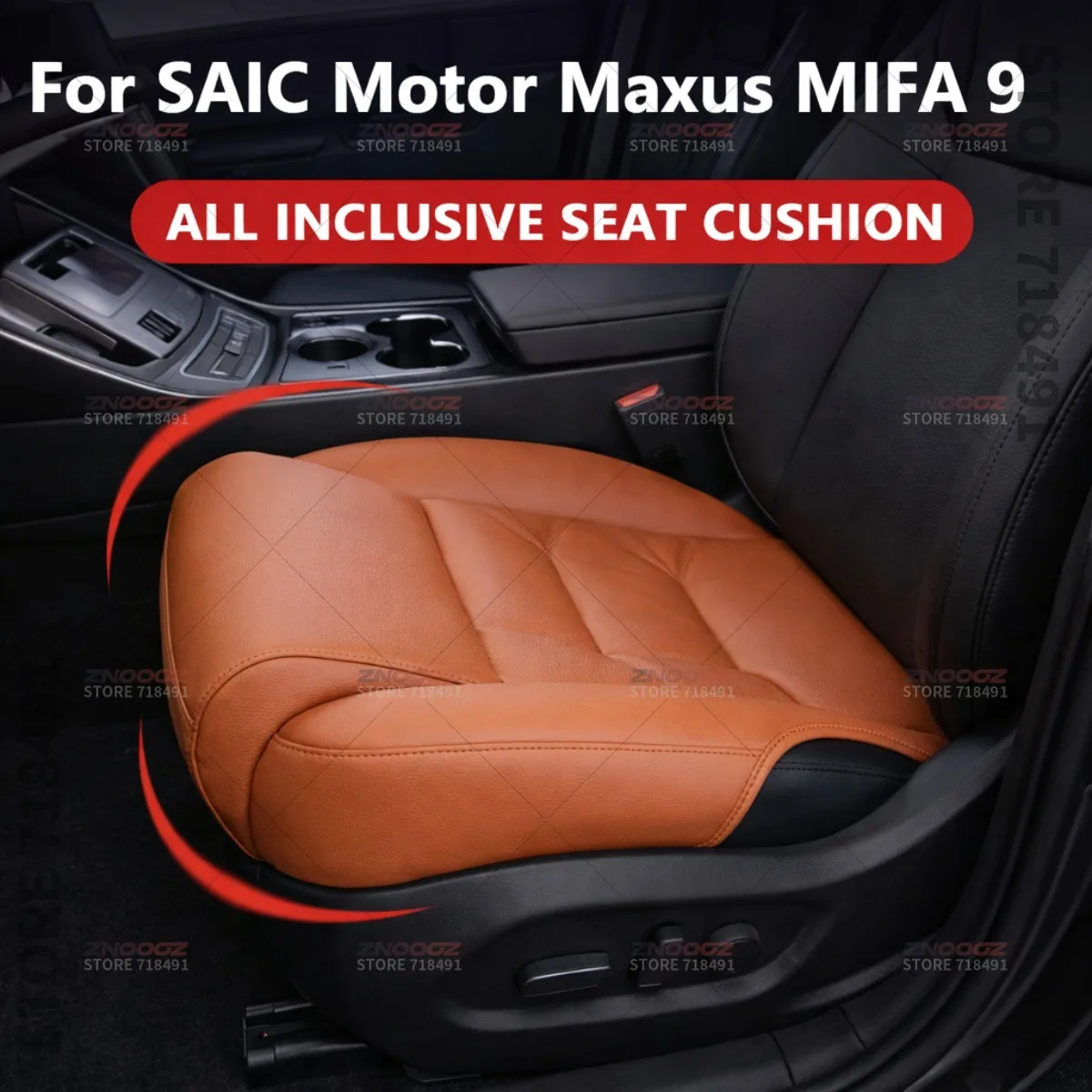 For SAIC Motor Maxus MIFA 9 Car Seat Leg Support Extension Seat Cover Memory Foam Extender Cushion Interior Accessories