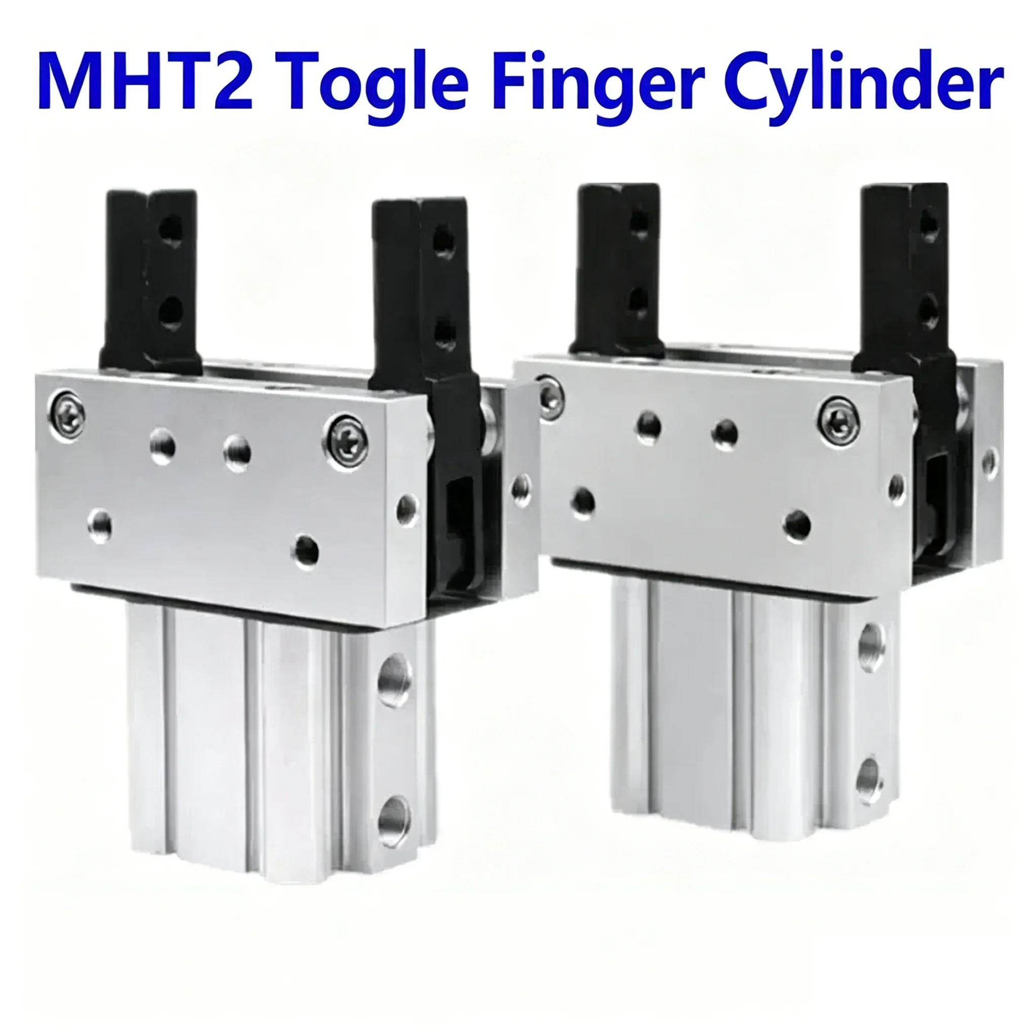 HLH Sanmin MHT2 50 63DZ Pneumatic Toggle Air Gripper Cylinder for Industrial Use Compressed Air 0.1-0.6 MPa High Quality Pneumat