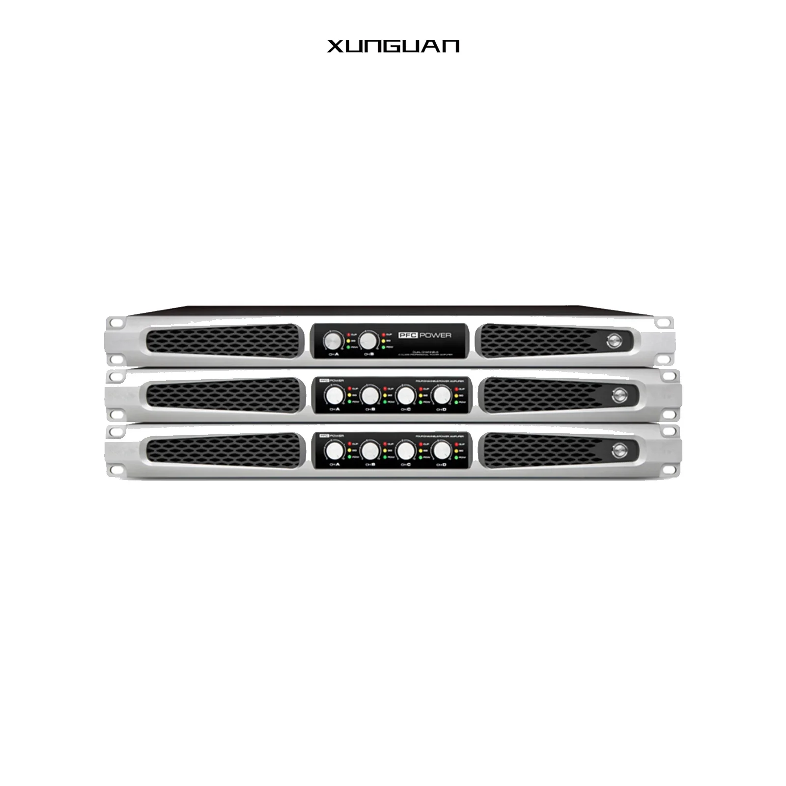 RIY21300/RIY21600 High Powerful 2-Channel 1U DSP Professional Digital Power Amplifier 1300W/1600W