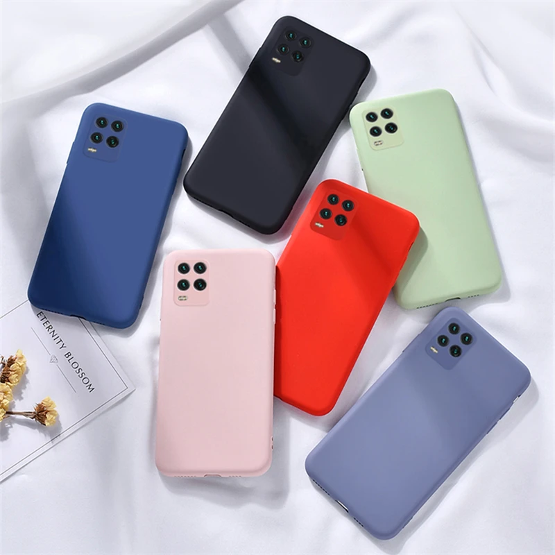 For Realme 8 Pro Case Realme 10 9i 9Pro 9 Pro Plus 8i 8S 8 5G 8 8 10 Pro Plus Cover Shockproof Liquid Silicone Phone Back Case