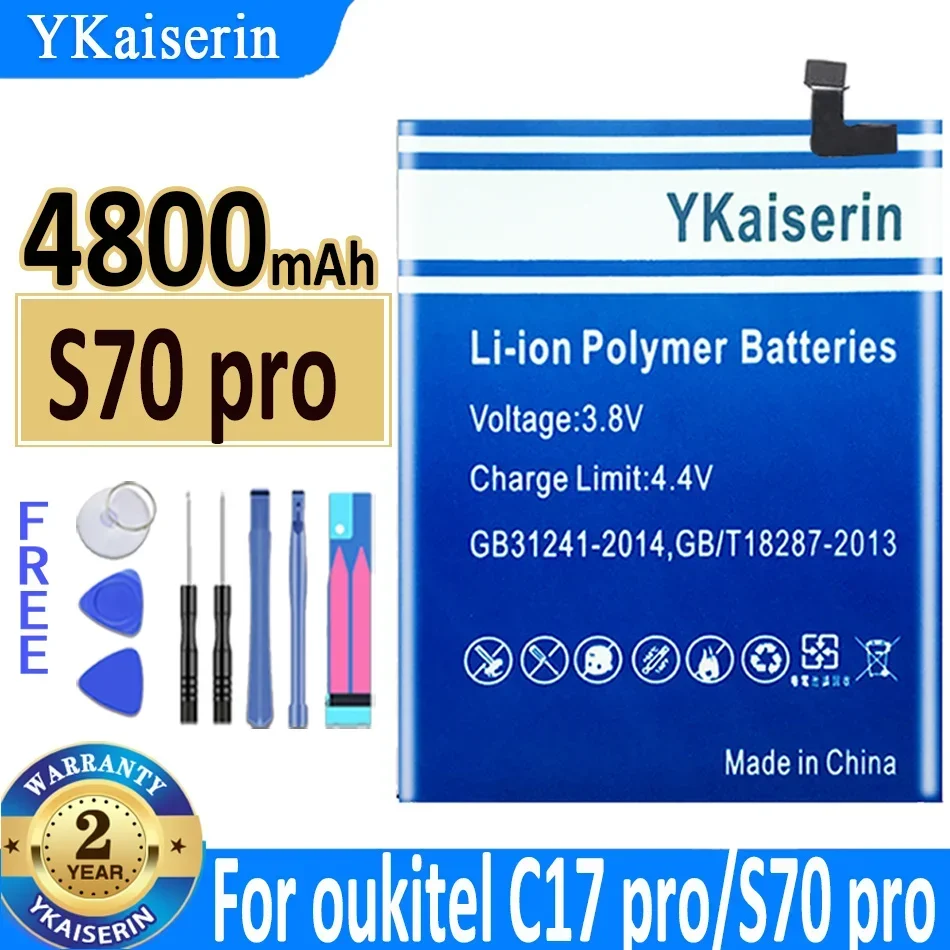 

Durable High Capacity For Oukitel C17 Pro S70 Pro S70 4800mAh Mobile Phone Battery