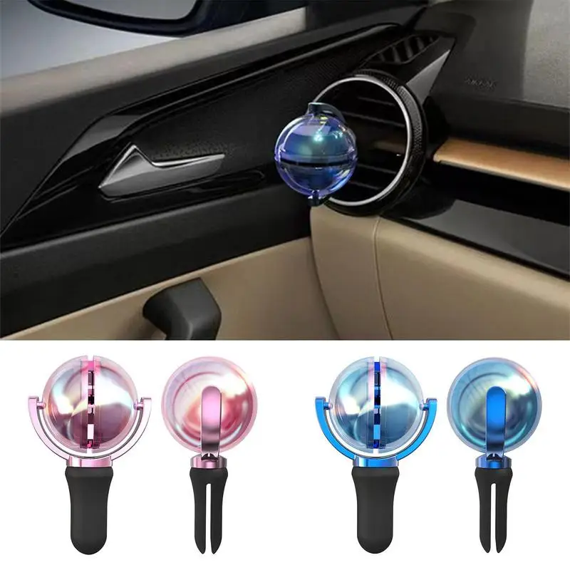 Car Diffuser Vent Clip Automotive Air Vent Clip Car Fragrance Diffuser Perfume Clip Ball Car Aroma Diffuser With 4 Incense Balls