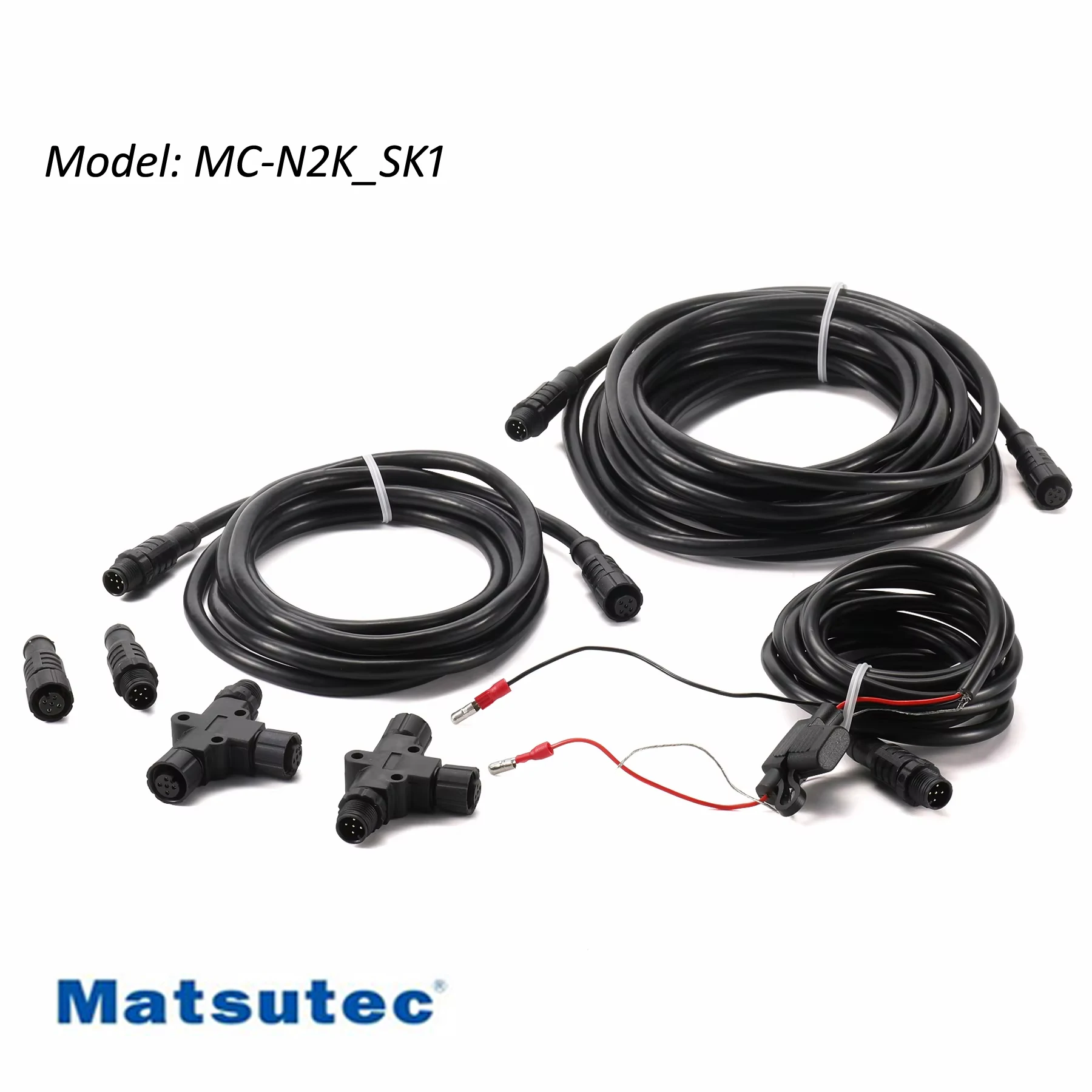 NMEA2000 Starter kit  Matsutec MC-N2K_SK1: N2K NMEA2000 N2K Termination Resistor T-Connectors for Lowrance Navico Garmin