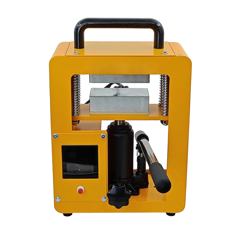 High Pressure Small Rosin Hot Transfer Press Machine, Dual Heating Plates for T-Shirts, Mugs, DIY Craft