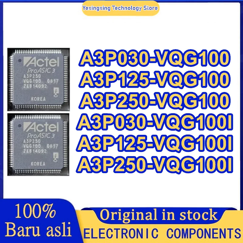 

A3P030-VQG100 A3P030-VQG100I A3P125-VQG100 A3P125-VQG100I A3P250-VQG100 A3P250-VQG100I QFP100 Микросхема 100% новый оригинал на складе