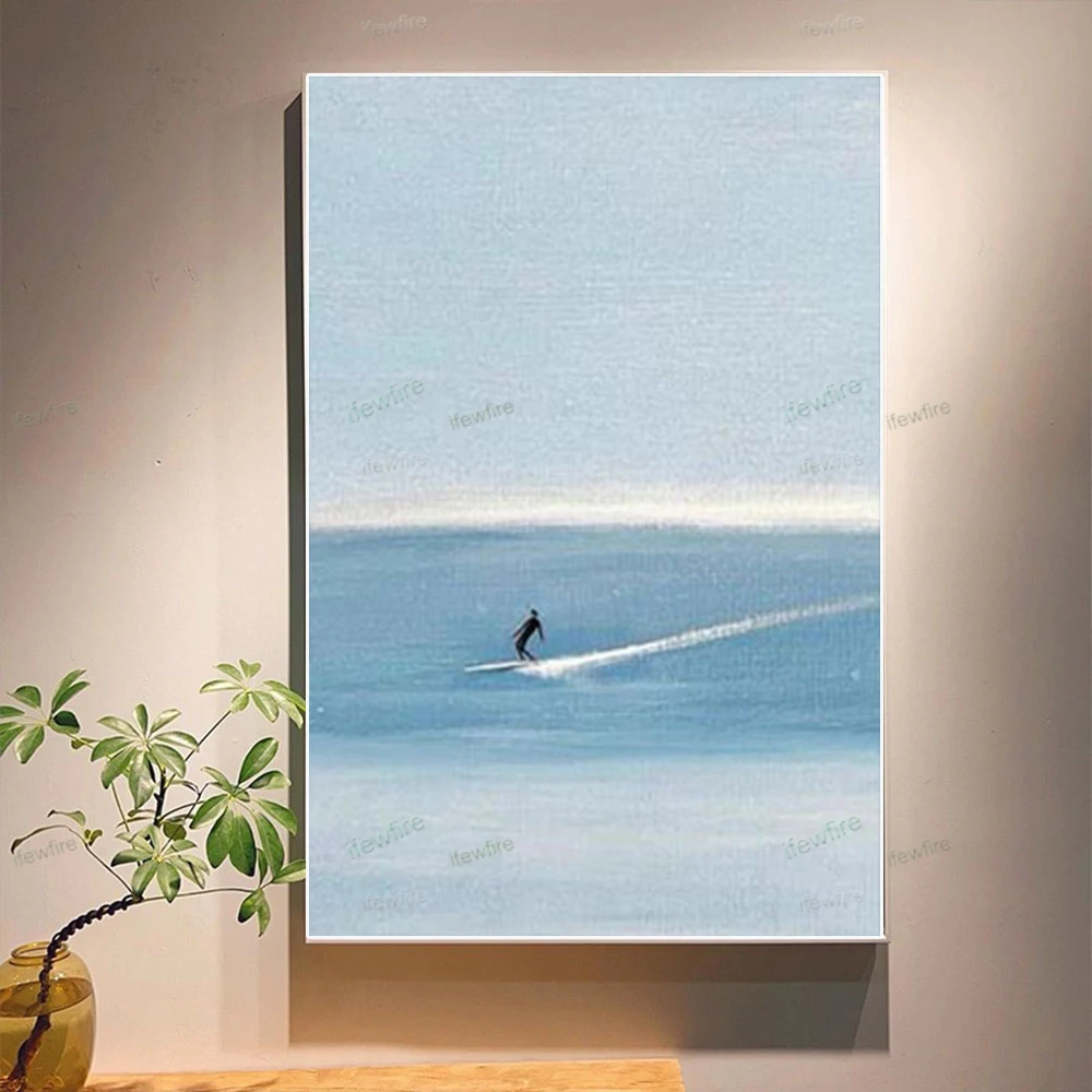 

Modern Living Room Decorative Articles 100% Handmade Abstract Oil Painting on Canvas Picture Decor Home Gold And Blue Wall Art