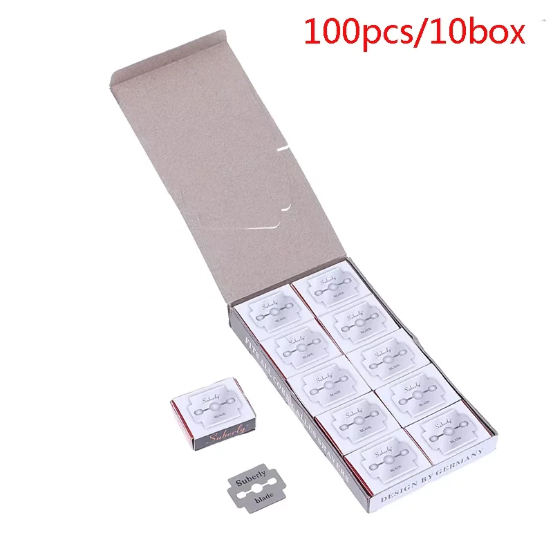 30/60/100 Stuks Stalen Vervanging Messen Voor Huid Eelt Voet Harde Remover Zorg Pedicure Machine Voet Remover hand Pedicure Bestand
