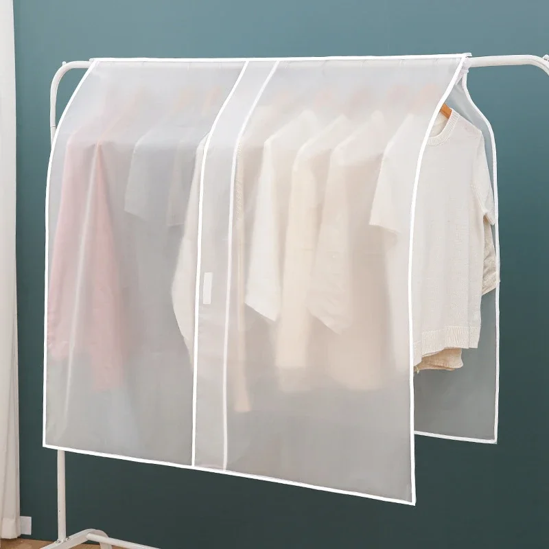 Organizer  Cover proof Garment Coat Covers Protector Waterproof Dress Hanging Dust Clothes Jacket Transparent Clothing