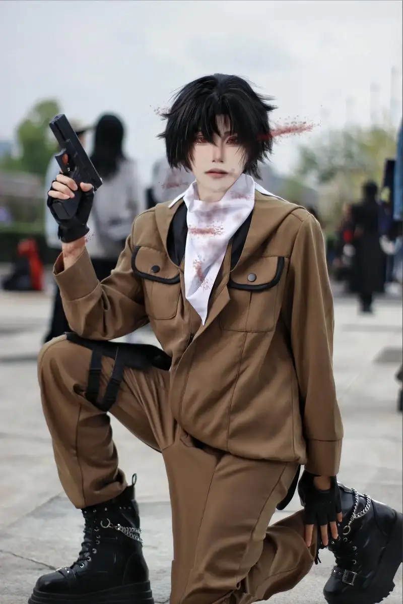 أزياء Shinei Nouzen التأثيرية أنيمي 86 Eightysix Undertaker Reaper شعر مستعار جمهورية سان ماغنوليا سترايك حزمة بدلة رأس الرأس