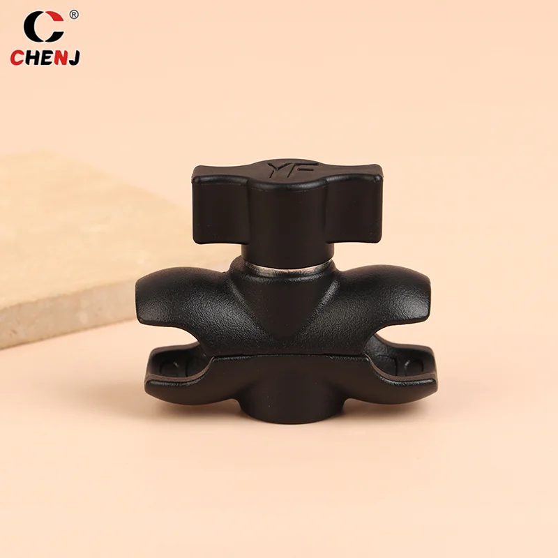 5.5CM Aluminum Alloy Double Socket Arm Ball Head Holder Mount Clamp For Bicycle Motorcycle Camera Extension Arm