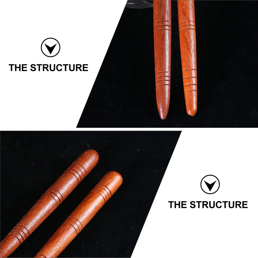 Manual Acupressure Wooden Stick, Caneta de acupuntura, Massageador Corporal, Massageador de pés e pés, Cuidado Acupressure, 4 pcs