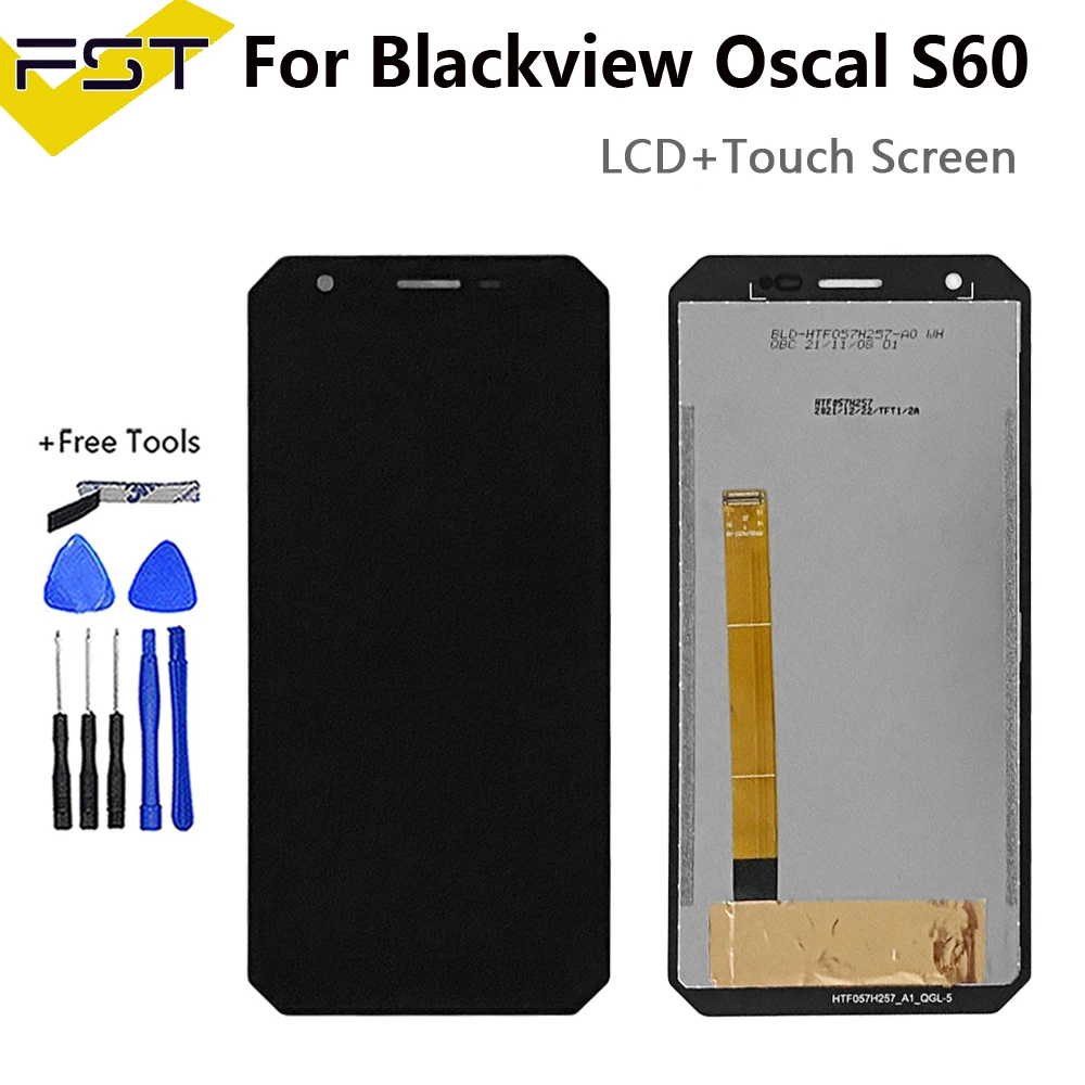 Original For Blackview OSCAL C80 LCD Display For Blackview Oscal C20 C30 S70 S60 Pro C60 C70 S80 Tiger 12 LCD Screen Display