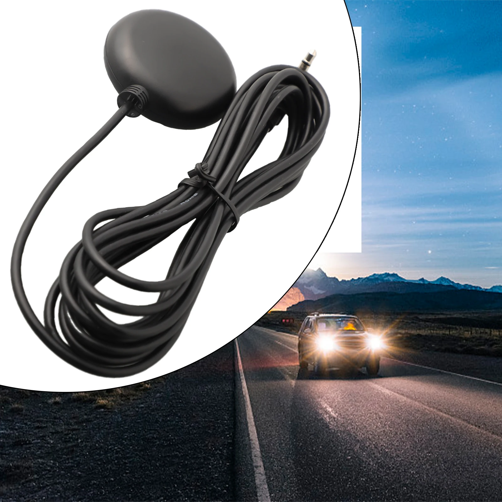 Car Accessories GPS Receiver 3.5mm Dash Cams Elbow External GPS Antenna For Car Truck SUV Car 1pcs For Equipment With GPS Module