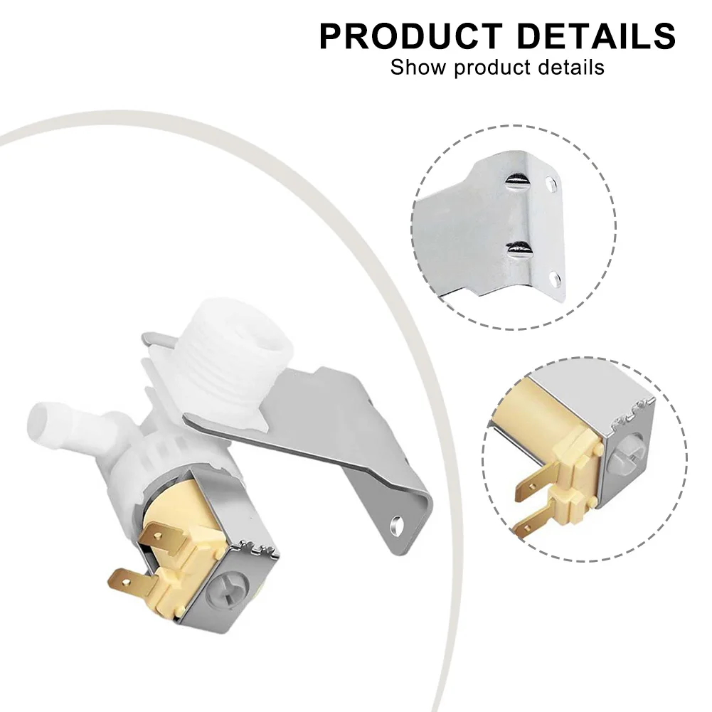 Replacement Valve Water Inlet Valve For Dishwasher Repair DIY Friendly Leak Prevention Quarter-inch Socket Required
