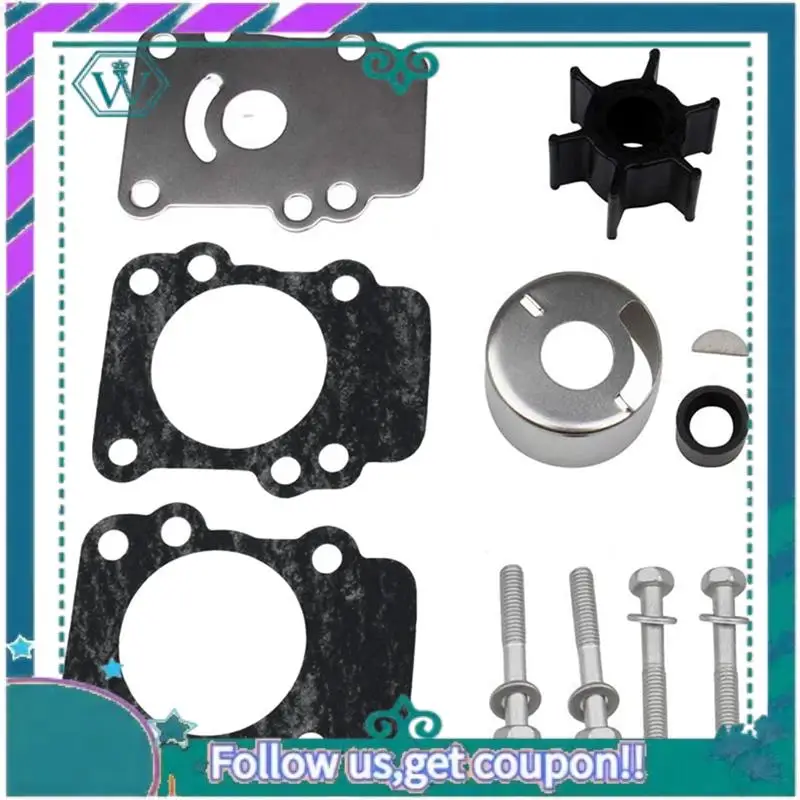 

AA92-Water Pump Impeller Kit For 9.9 15 Hp Outboard 682-W0078-A1-00 18-3148