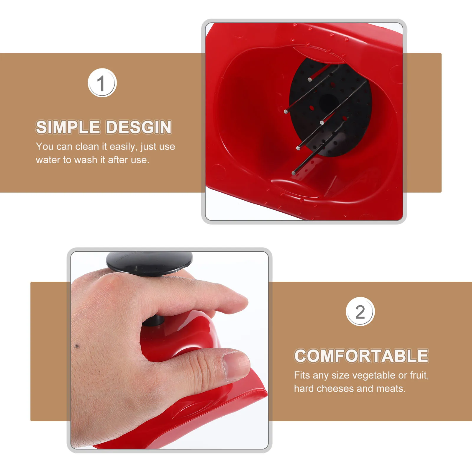 

1Pcs Food Grater Finger Guard Multi- Holder Sturdy Finger Protector Vegetable Slicer Food Holder