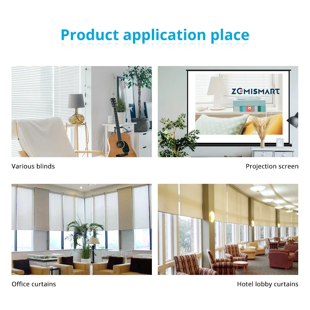 Tuya WiFi Smart Curtain Motor for 36 37mm Tube Alexa Google Home Control for Roller Blind Motorized Shutter Engine