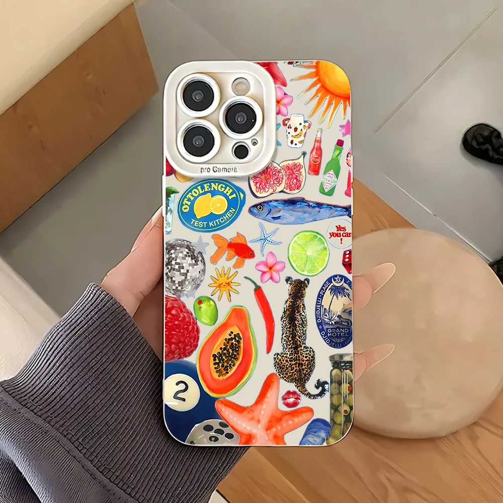 Trendige Handyhülle für Samsung Galaxy S26 S25 S24 S23 Ultra S22 S21Plus FE A57 A56 A55 A54 A53 A36 A35 A34 5G TPU-Cover – Detail 7