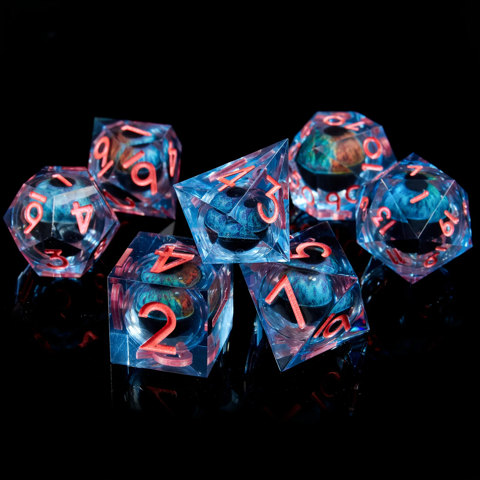 Set di dadi D&D, dadi per giochi di ruolo, mazze e draoni, giochi di ruolo, dadi D&D, decorazioni regalo per feste, accessori D20 D12 D10 D8 D6 D4