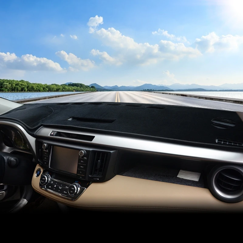 لتويوتا RAV4 XA40 2013 2014 2015 2016 2017 2018 لوحة سيارة حصيرة لوحة أداة الشمس الظل حصيرة عدم الانزلاق وسادة الملحقات #2