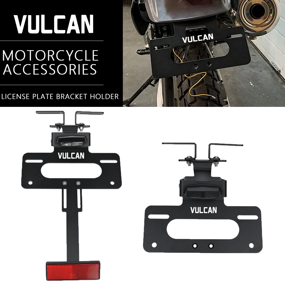 License Plate Holder Bracket Rear Tail Tidy Fender Eliminator For Kawasaki VULCAN650 VULCAN 650 VULCAN S650cc 2015 - 2024 2025