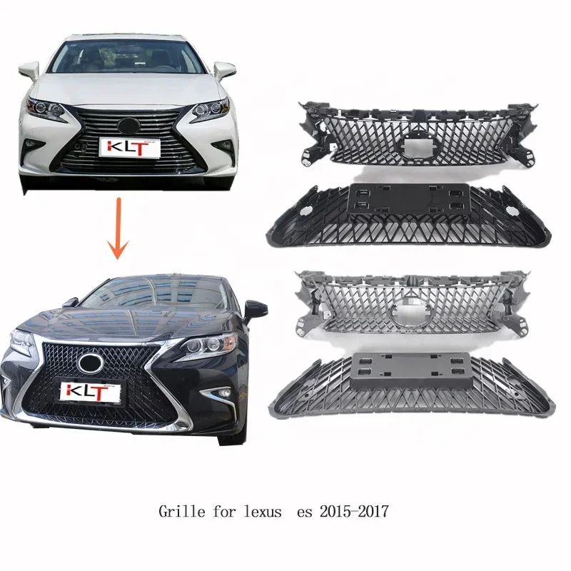 KLT Car front grille for  2015-2017 ES200 ES250 ES300H upgrade  LS/ ES F-SPORTS customcustom