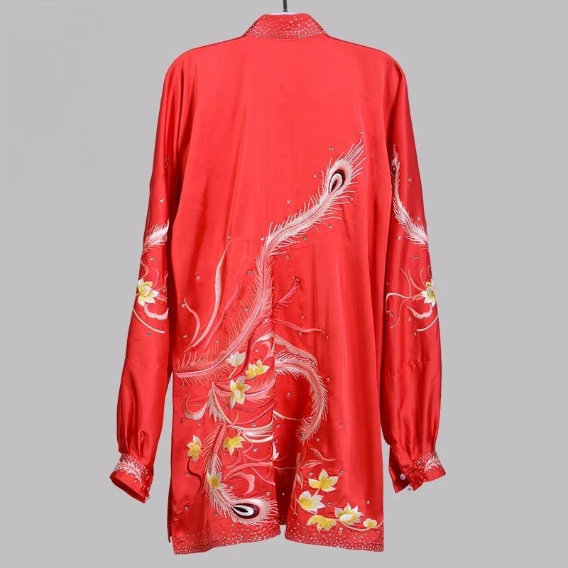 زي فنون الدفاع عن النفس المخصص المطرز بدلة تاي تشي زي الكونغ فو الفاخر لعروض المسابقات والارتداء اليومي