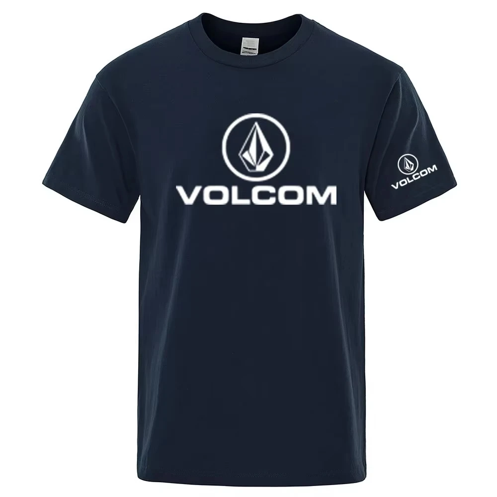2026 Vintage Volcom T Shirt Front Diamond Logo Sleeve Brand Print Tee Unisex Oversized Cotton Skateboard Surfer Fan Tops