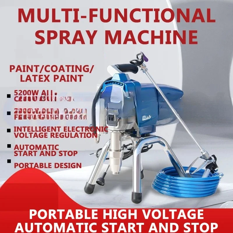 6.5L/8L/12L High Pressure Paint Sprayer Machine Multi Function For Coatings Convenient High Flow Spraying Gun Airless Spray Gun
