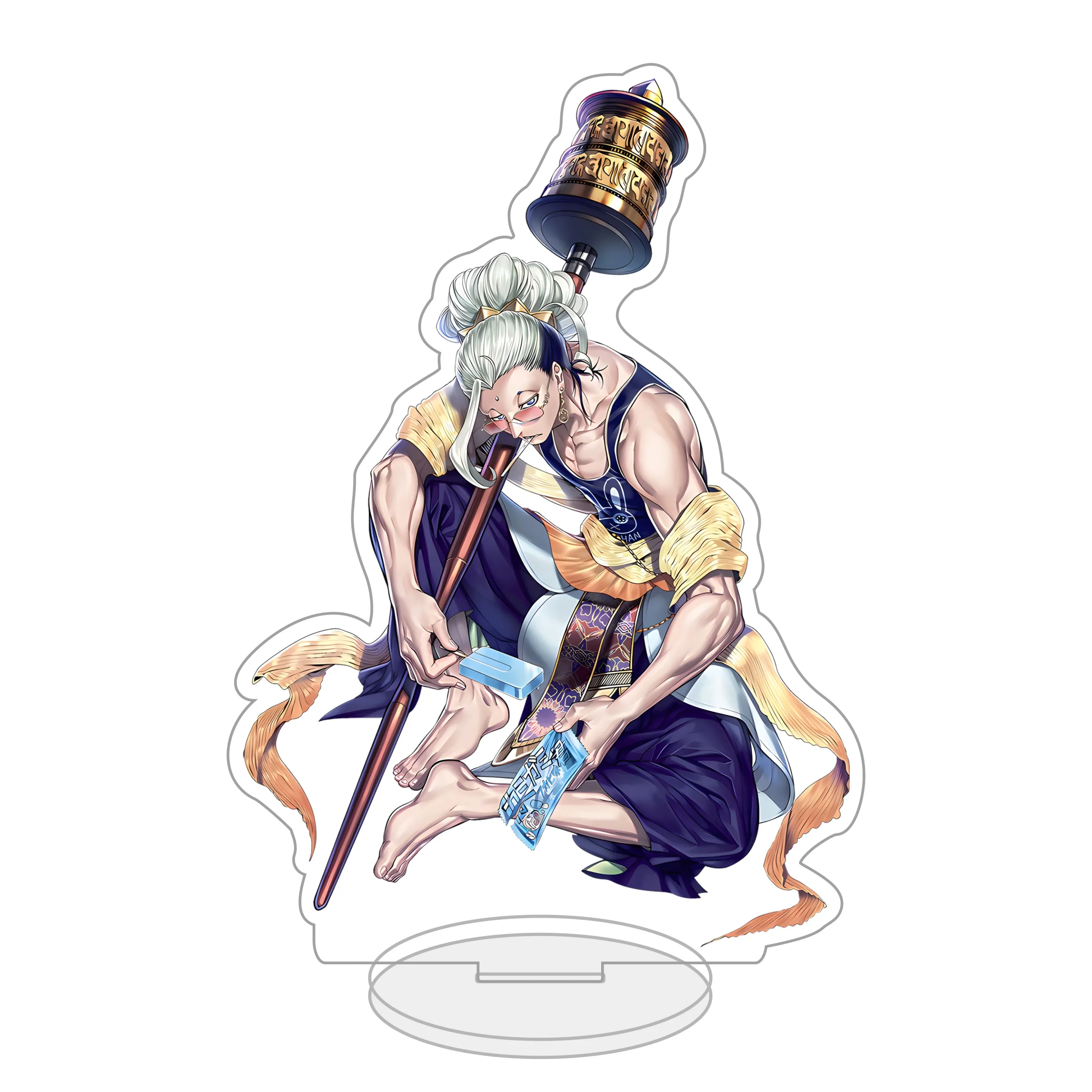 Acrylic Stand Figures Anime Record of Ragnarok Cosplay Aphrodite Brunhilde Geru Randgriz Standing Model Plate Holder Desk Decor