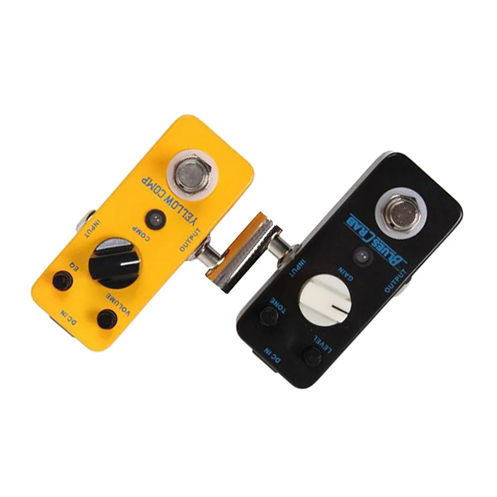 Z Type Effect Pedal Connector 1 4 Inch 6 35Mm Guitar Pedal Coupler Adjustable Space Saving Low Noise Cable Adapter
