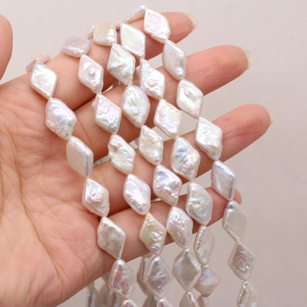 

10x17mm White Natural Freshwater Pearl Semi-finished Loose Beads for Jewelry Making Supplies DIY Necklace Bracelet Accessories