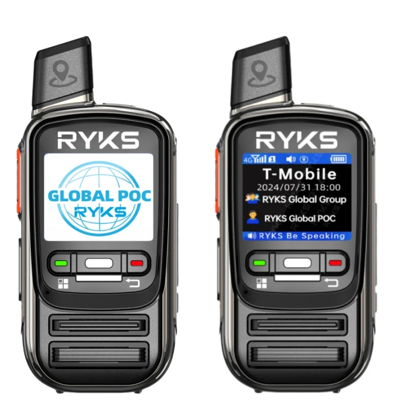 Long Range Handheld Walkie Talkie, Telefone móvel, 4G Rede, 100 milhas, Rádio bidirecional, ao ar livre