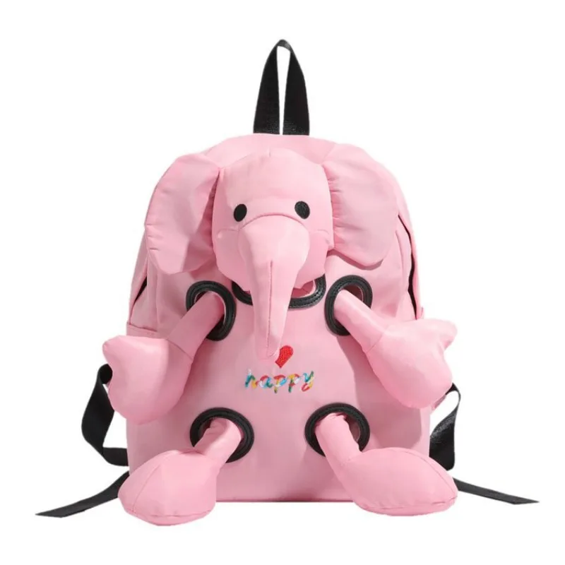 2026 New 3D Doll Travel Backpack Fashionable High Quality Nylon Backpack Cartoon Cute Personalized Student Storage Backpack
