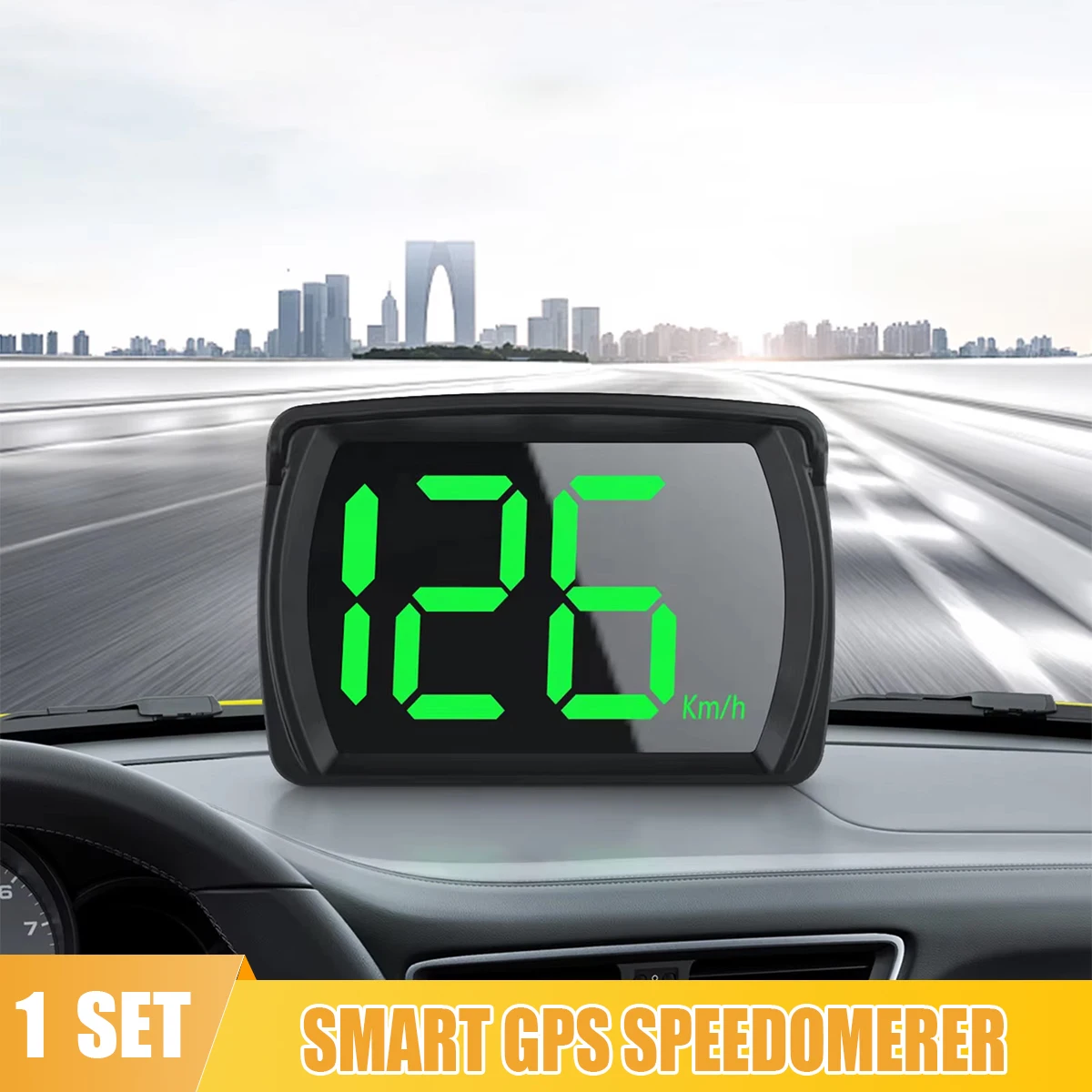 AD Universal Y03 Car GPS Head Up Display Digital Speedometer for HUD KMH Gauge Automotive Accessories Speed Meter