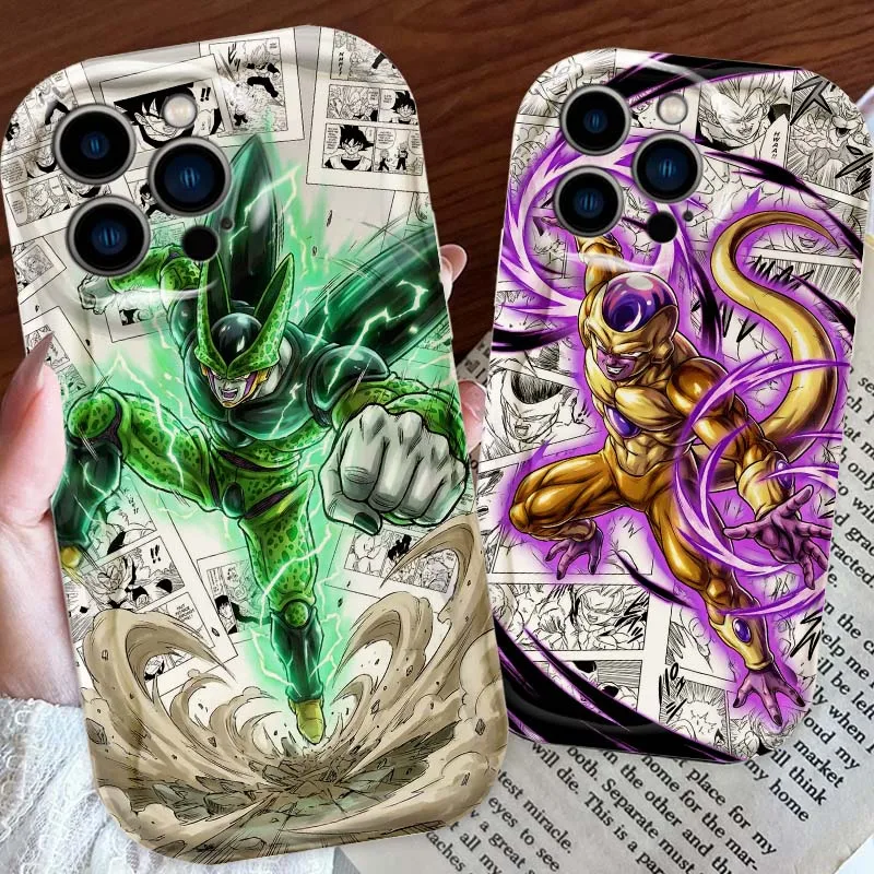 

Dragon Ball Piccolo Frieza‌ Phone Case For Apple iPhone 17 16 16E 15 14 13 12 11 XR Air Pro Max Plus Wave Oil Soft Cover