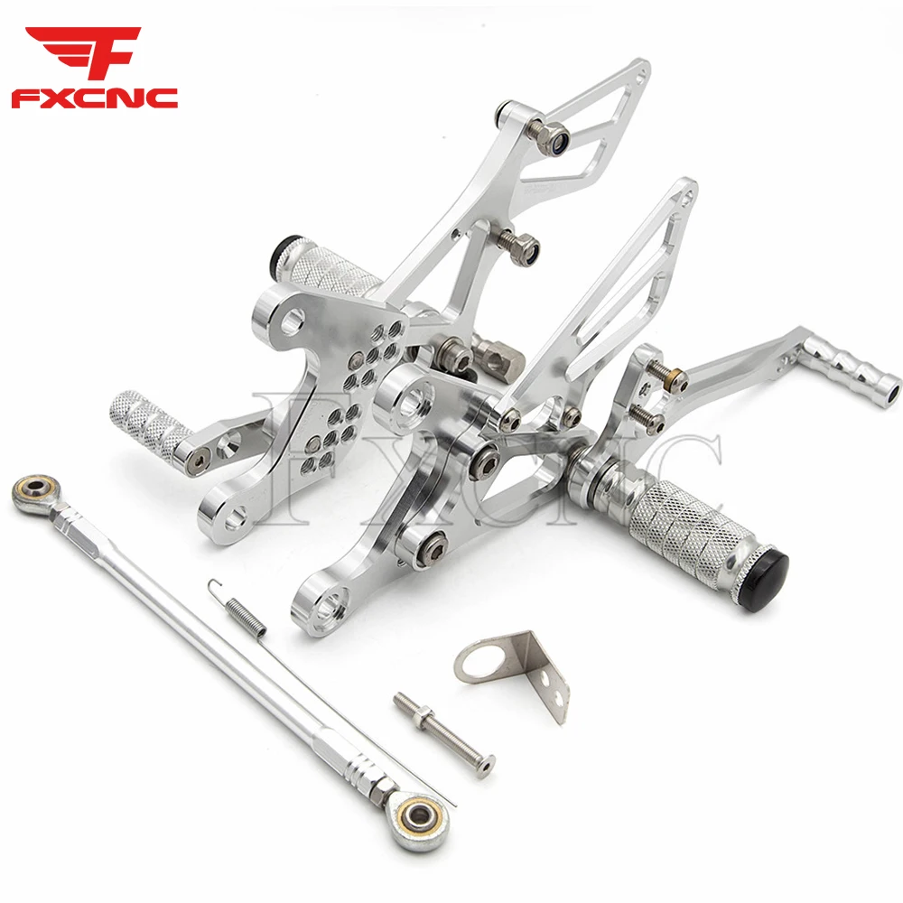 

Motorcycle Rearset Footrest For KAWASAKI Ninja ZX6R ZX636 ZX 6R ZX 636 2005-2008 Footpeg Adjustable Aluminum Rear Set Footrest