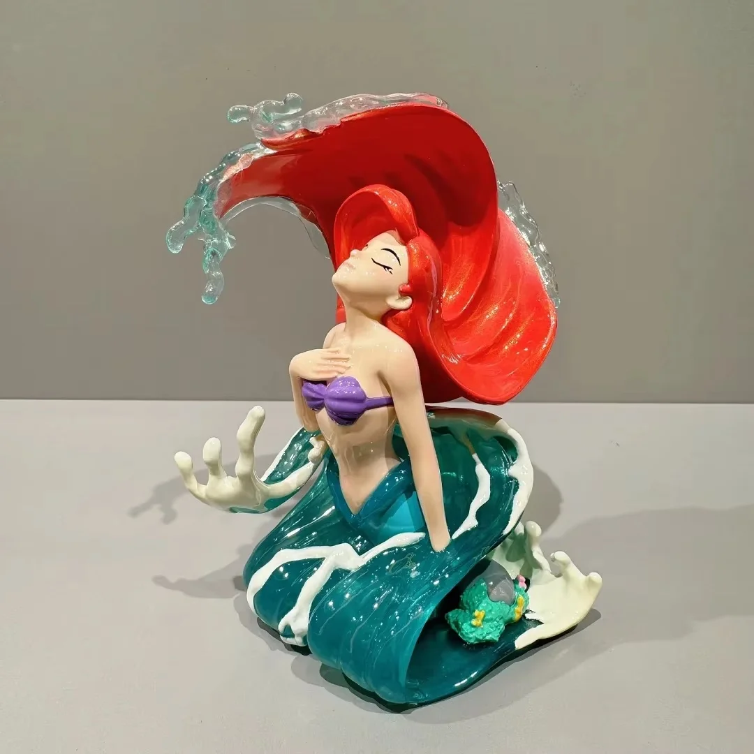 Disney Princess Art Gallery Series กล่องตาบอด 2 รุ่นของเล่นน่ารัก Snow White Aurora Mulan ตุ๊กตาตกแต่งของขวัญที่สวยงาม