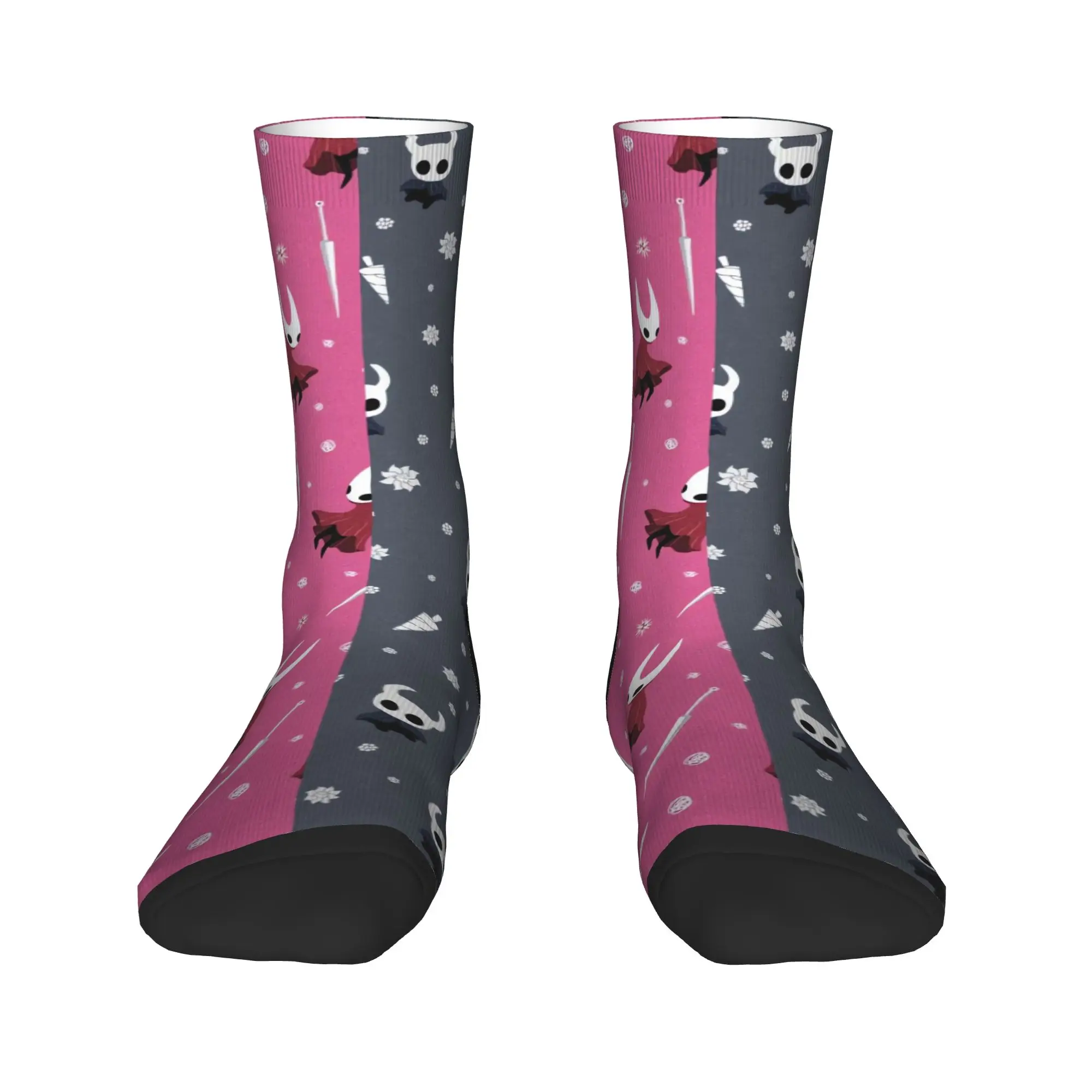 Hollow Knight Game Stockings  Graphic Fashion Socks Autumn Anti Slip Socks Unisex Men Skateboard Warm Soft Socks