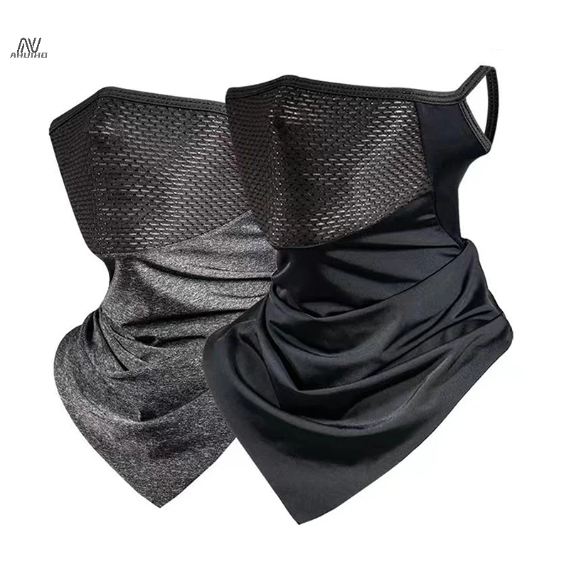 

Bicycle Neckerchief Cycling Bandana UV Protection Mask Breathable Ice Silk Outdoor Hanging Ear Scarf