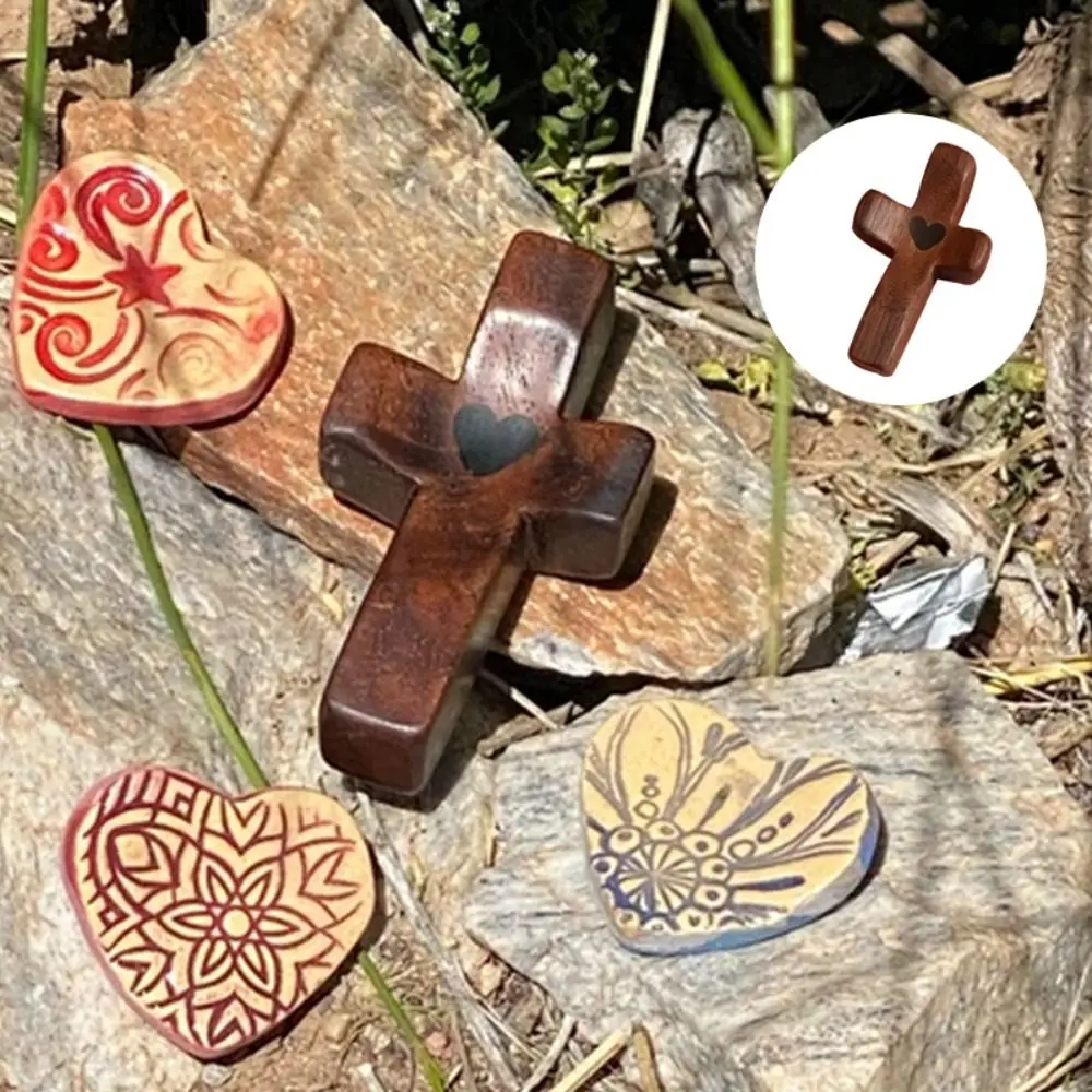 Cross My Heart Fingertip Stress Relief Toy Cross Toys Emotional Support Relieve Stress and Reduce Anxiety Encouragement Gift