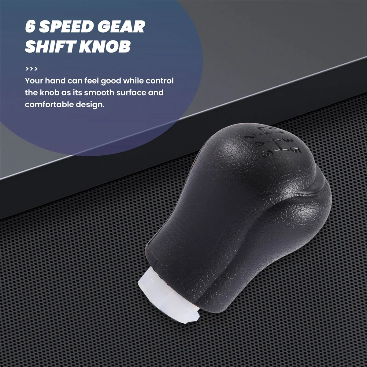 Pommeau de levier de vitesse manuel en cuir pour voiture, levier de vitesse Handball pour Toyota Hilux Revo, 6 vitesses