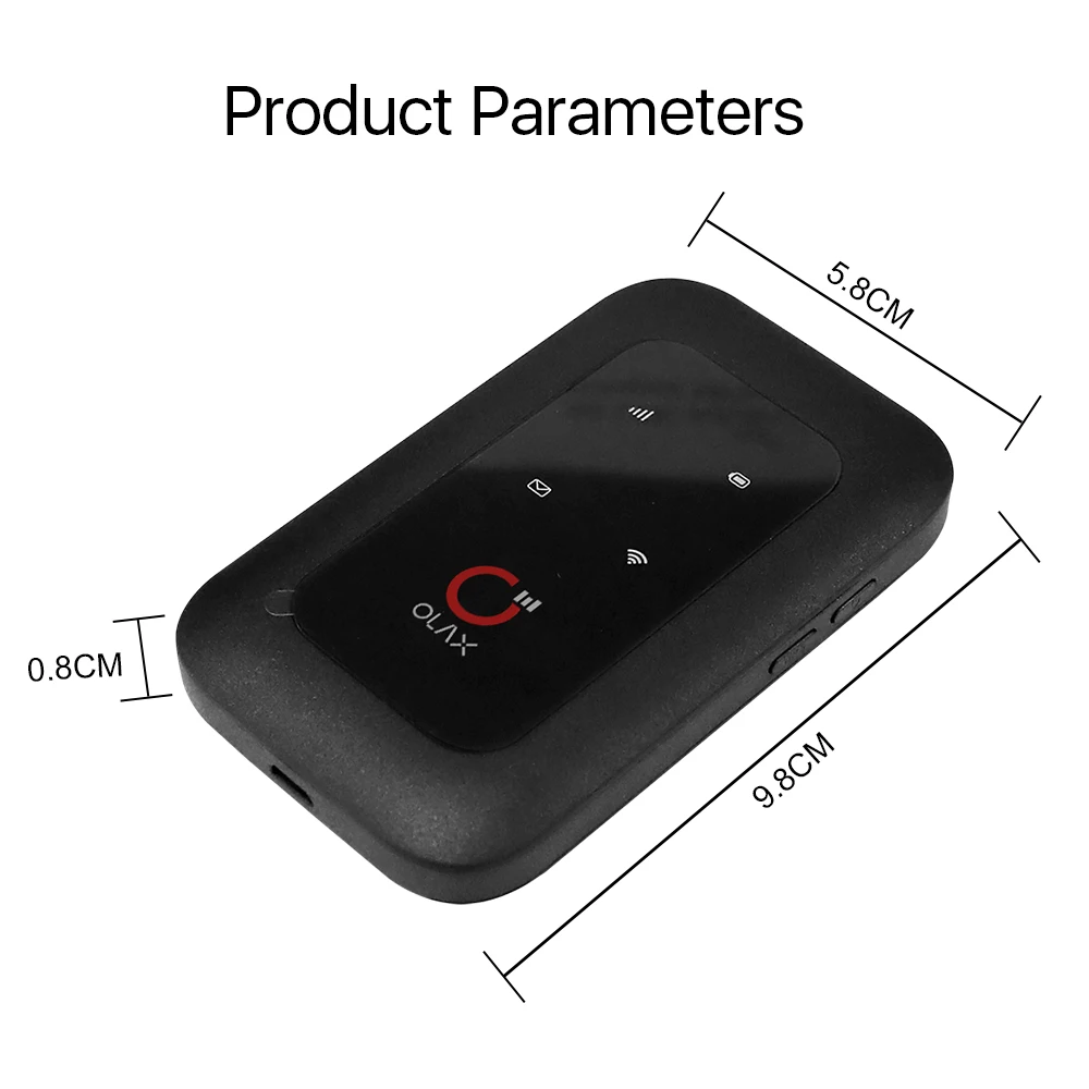 Portable Anytime Hotspot 4G SIM Slot Wireless Router with Battery