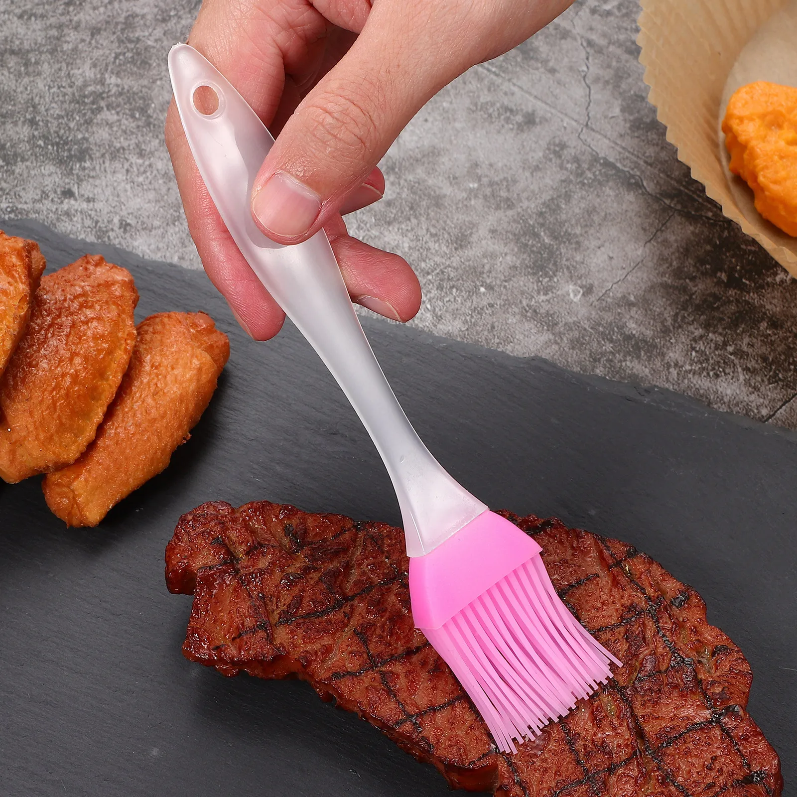 conjunto-de-1-peca-pinca-de-silicone-para-alimentos-e-pincel-de-Oleo-em-aco-inoxidavel-multifuncional-para-churrasco-cozinha-grelhados-e-bife-uso-domestico