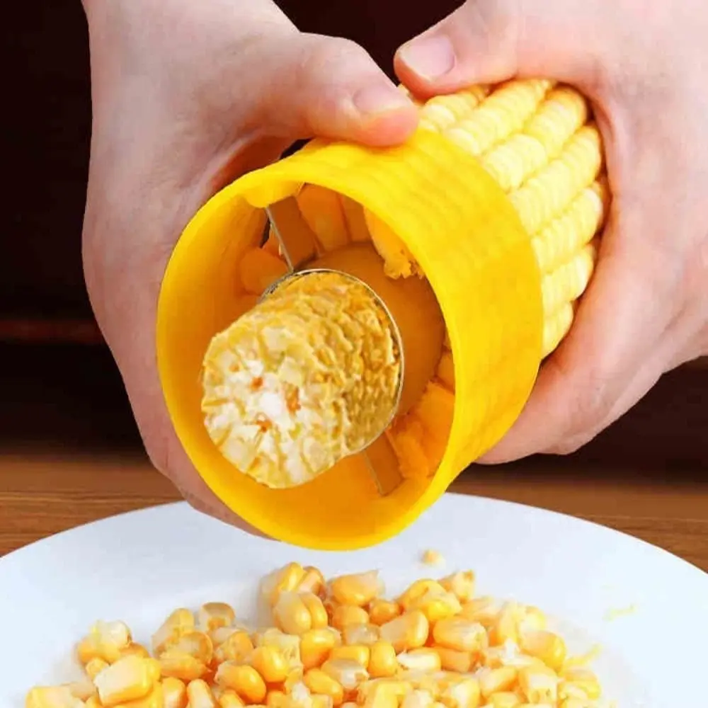 New Stainless Steel Corn Cob Peeler Planer Tool Quick Removing Corn Stripper Corn Kernel Removing