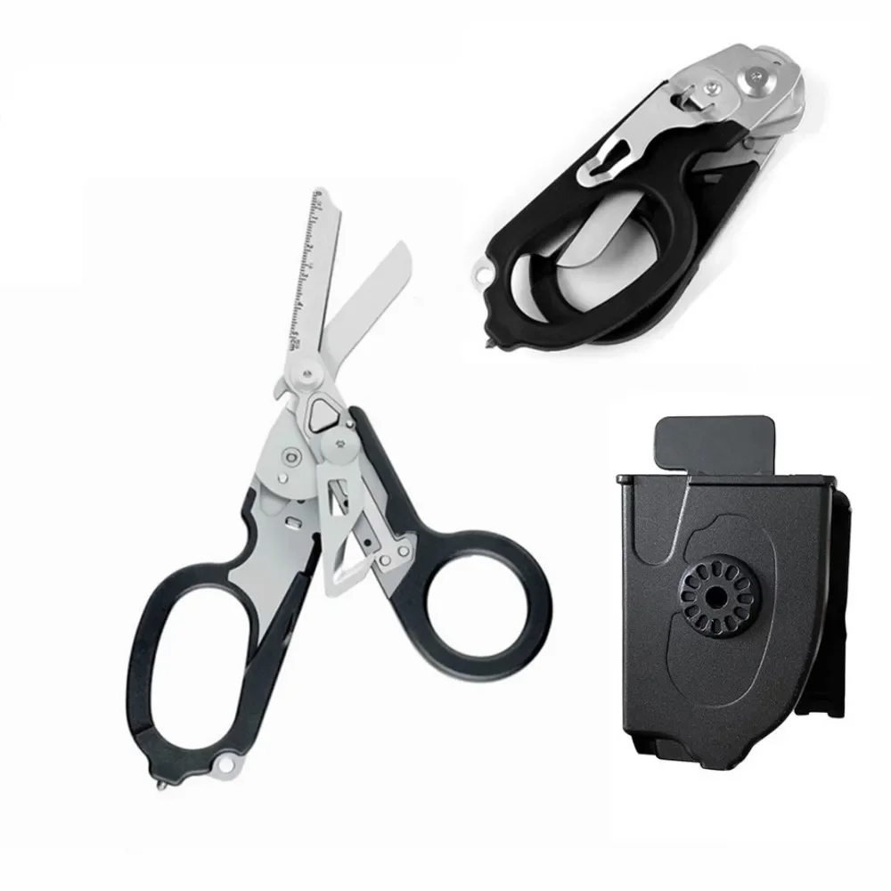 Multifunction Leatherman Folding Raptors First Aid Tactical Scissors Outdoor Survival Tool Combination Tactical Scissors