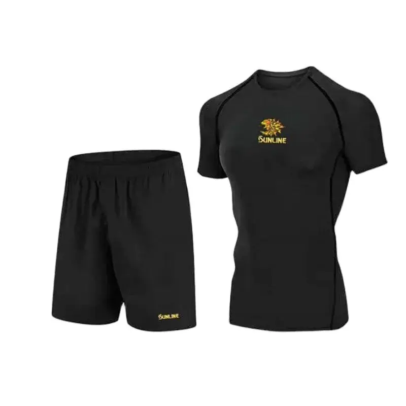 Imagem -05 - Sunline-jaqueta com Capuz de Secagem Rápida e Shorts Masculinos Jaqueta Solar Terno Esportivo Shorts de Secagem Rápida Verão Novo 2024